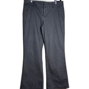 Dickies Pants Womens 14R Wide Leg Regular Fit Work Pants Gray